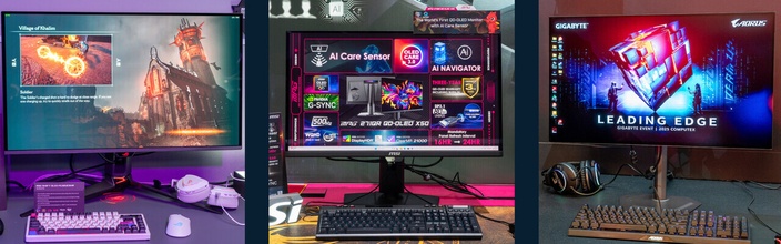Alle nieuwe oledmonitors van Computex