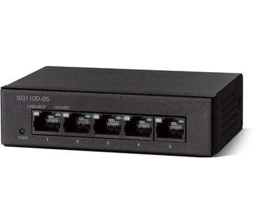 Cisco SG110D-05 Unmanaged L2 Gigabit Switch