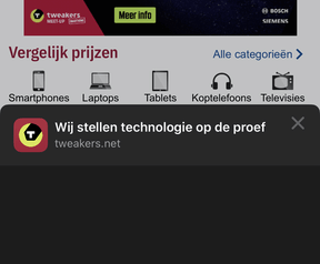 iOS 13: Deel-menu