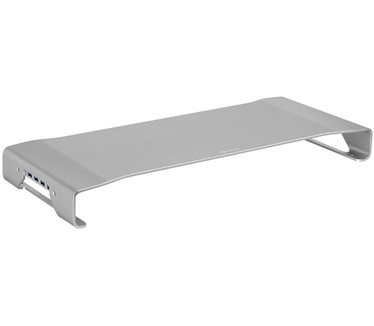 Sharkoon Aluminium Monitor Stand PRO (Zilver)