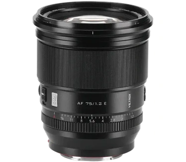 Viltrox FE 75mm f1.2 Sony E-Vatting (Sony E, APS-C / DX), Objectief, Zwart
