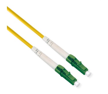 Roline Glasvezelkabel 9/125 µm OS2, LC/LC, LSOH, APC, simplex, geel, 5 m