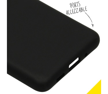 Accezz Liquid Silicone Backcover Samsung Galaxy S20 Ultra - Zwart