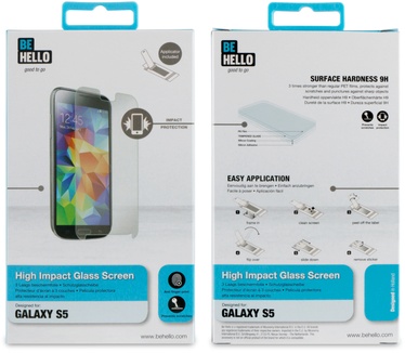 BeHello Samsung Galaxy S5 / S5 Neo High Impact Glass Transparent