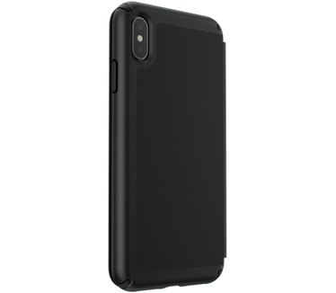 Speck Presidio Folio Leather iPhone XS Max (iPhone XS Max) Zwart
