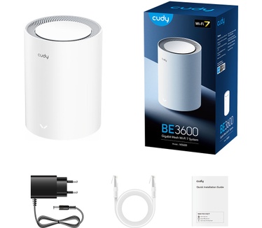 Cudy BE3600 Wi-Fi 7 Mesh 2.5G Solution, 1-pack