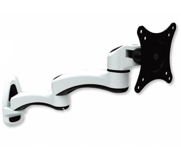 Techly Wall Tilt Mount for LED LCD TV 15-27 3 Joints Black / White" ICA-LCD 217D