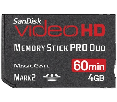 Sandisk Video HD Memory Stick PRO Duo 4GB