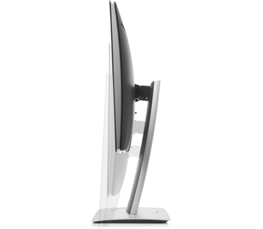 HP EliteDisplay E222 Zilver, Zwart