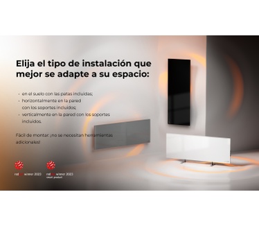 Aeno Infrarot Heizkörper Premium Eco Smart LED GH4S 700W BK retail