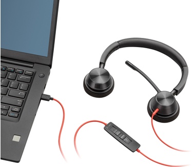 Poly Blackwire 3320 USB-C (Zwart)