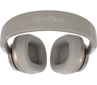 deeBee DeeBee Audio Pulse Black draadloze headset over-ear (Goud)