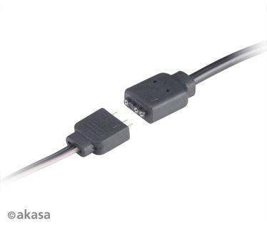 Akasa Adressable RGB LED splitter and extension cable Zwart