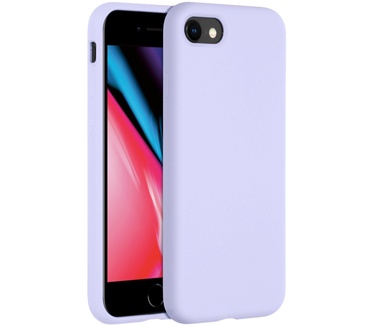 Accezz Liquid Silicone Backcover iPhone SE (2022 / 2020) / 8 / 7 - Paars