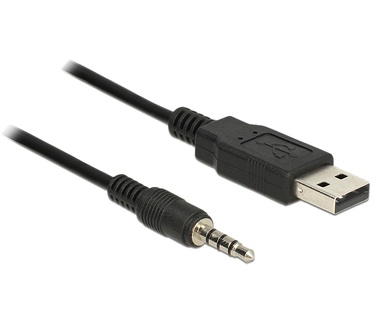 Delock 1.8m USB2.0-A/3.5mm