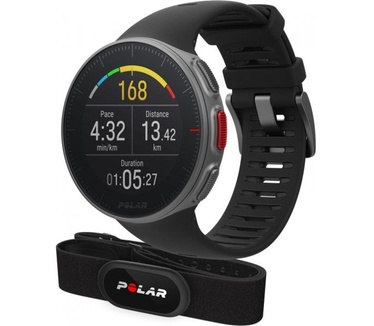 Polar Vantage V met H10 hartslagband Zwart (Zwart)