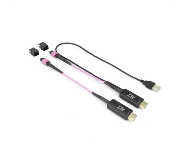 ACT HDMI naar MTP/MPO adapter set voor het verlengen van een HDMI verbinding tot 8K@60Hz