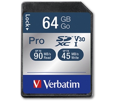 Verbatim 64GB Pro U3 SDXC