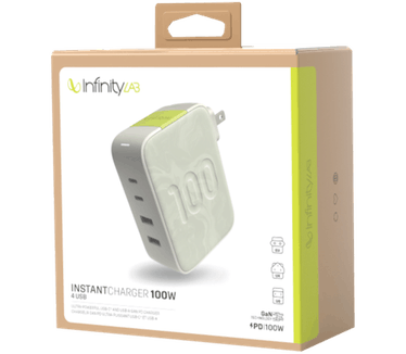 InfinityLab InstantCharger 100W 4 USB Wit