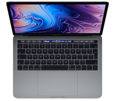 Apple MacBook Pro 2018 13,3" MacBook Pro 13 inch Touch Bar en Touch ID (2,8GHz quad-core i7 / 16GB / 256GB) - Spacegrijs
