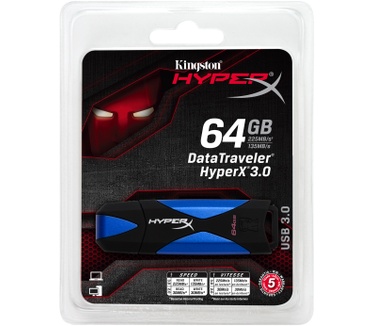Kingston DataTraveler HyperX USB 3.0 64GB Blauw