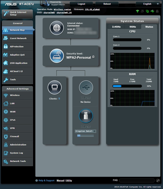 Asuswrt-Merlin screenshot (810 pix)