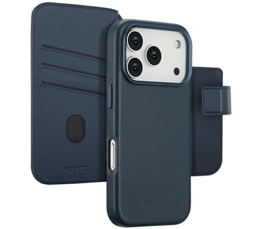 Accezz Leather Bookcase 2-in-1 met MagSafe