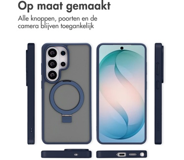 Accezz Ring Stand Backcover met MagSafe Samsung Galaxy S26 Ultra - Blauw