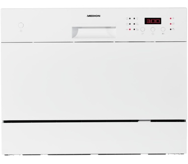 Medion Tafelafwasmachine MD 37210 voor 6 couverts | met 6 programma's | geluidsniveau ca. 51 dB