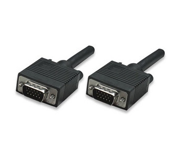 Manhattan Kabel MANHATTAN Monitor SVGA St.>St.  20,0 m [bk]