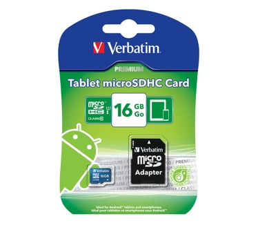 Verbatim 16GB Tablet microSDHC Class 10