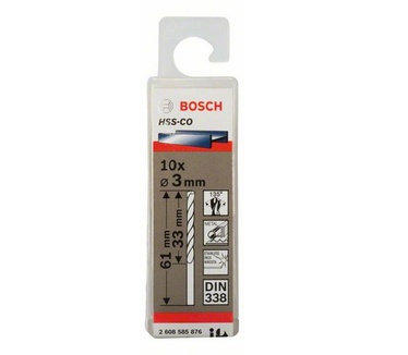 Bosch Metaalboren HSS-Co, DIN 338