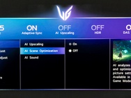 LG UltraGear evo 39GX950B - AI-functies in menu