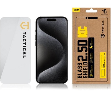 Tacticals Tempered Glass 2.5D Apple iPhone 15 Pro (6.1") - Clear