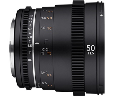 Samyang Optics VDSLR 50mm T1.5 MK2