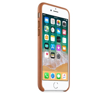 Apple Leren hoesje voor iPhone 8/7 Zadelbruin