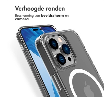 Accezz Clear Backcover met MagSafe iPhone 14 Pro - Transparant