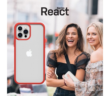 Otterbox React Series voor Apple iPhone 12/iPhone 12 Pro, Power Red