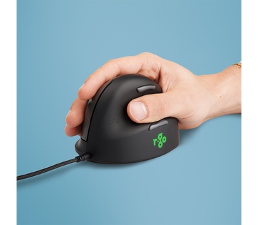 R-Go Tools Ergonomische muis R-Go HE Break met pauzesoftware, small (handlengte ˂165 mm), rechtshandig, bedraad, zwart