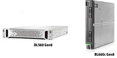 HP ProLiant BL660c en DL560 Gen8