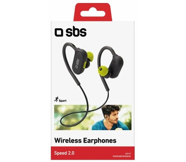 SBS Wireless In-Ear Sports Headphones Black