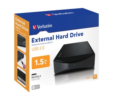 Verbatim 3.5" External Hard Drive 1.5TB