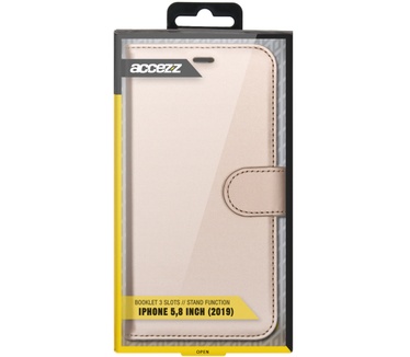 Accezz Wallet Softcase Bookcase iPhone 11 Pro - Goud