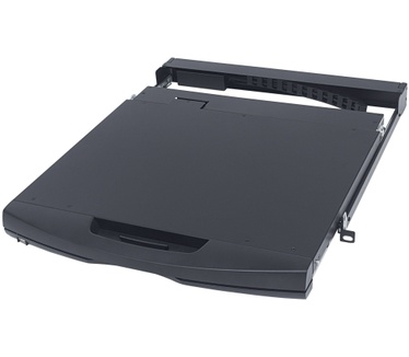 Intellinet Rackmount 19" LCD DVI Console, 19-Inch LCD Panel, 1U, DVI, Modular system, German Layout (Euro 2-pin plug)