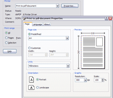 doPDF 6.0 screenshot