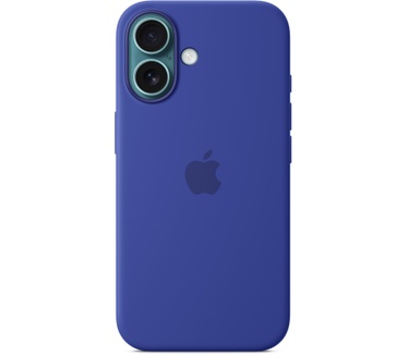 Apple Siliconen Back Cover met MagSafe - iPhone 16 Blauw