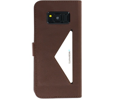 Mobiparts Classic Wallet Case Samsung Galaxy S8 Brown