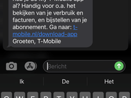 E-sim van T-Mobile op iPhone XS, augustus 2019