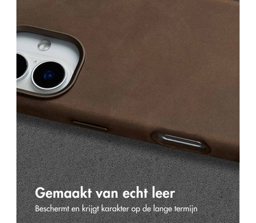 Accezz Vintage Leather Magsafe Backcover