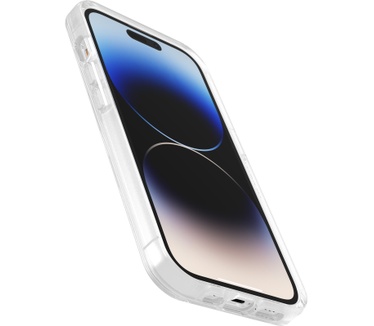 Otterbox OtterBox Symmetry Clear Case voor iPhone 14 Pro, Schokbestendig, Valbestendig, Dunne beschermende hoes, 3x getest volgens militaire standaard, Antimicrobieel, Clear